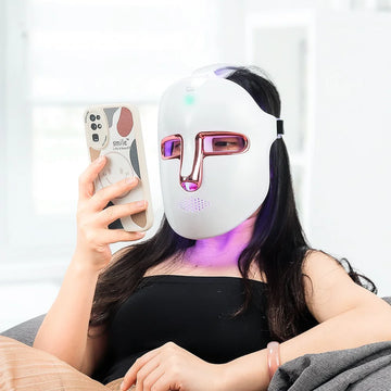 7 Colors LED Face Beauty Machine Red Light Therapy Skin Care Led Mask Home Use Devices Skin Tighten Rejuvenation Facial Mask